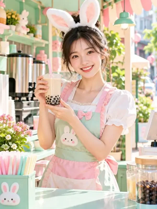 福星开了家奶茶店封面